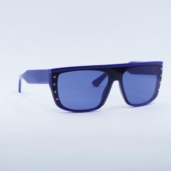 Jimmy Choo RYLAN/S 0PJP KU Sunglasses Blue Shield Frame, Blue Lenses